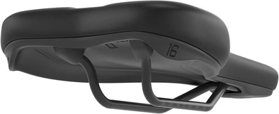 SQlab Unisex – Erwachsene 601 Ergolux Trekking Fahrradsattel 14 cm, 14 cm