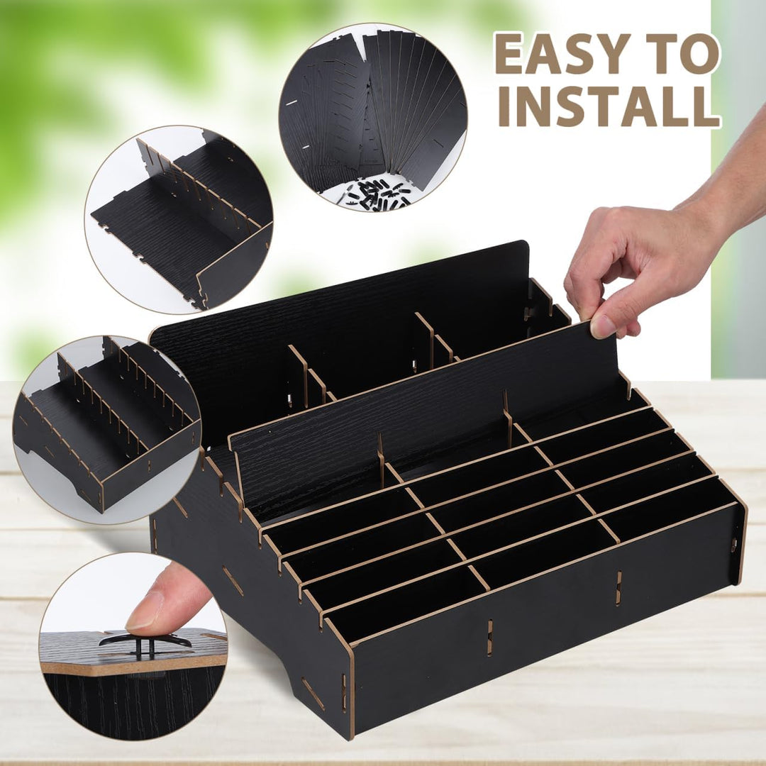 TOPBATHY Handy-Aufbewahrungsbox 30-Fächer- -Handy-Desktop-Organizer Telefonmanagement-Aufbewahrung M