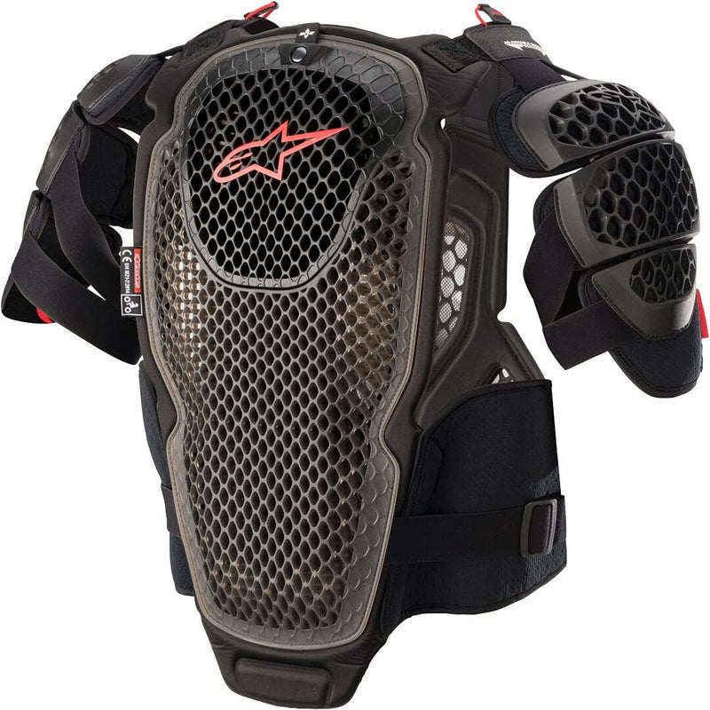 Alpinestars A-6 Brustprotektor XL/XXL XL-XXL BLACK ANTH RED, XL-XXL BLACK ANTH RED