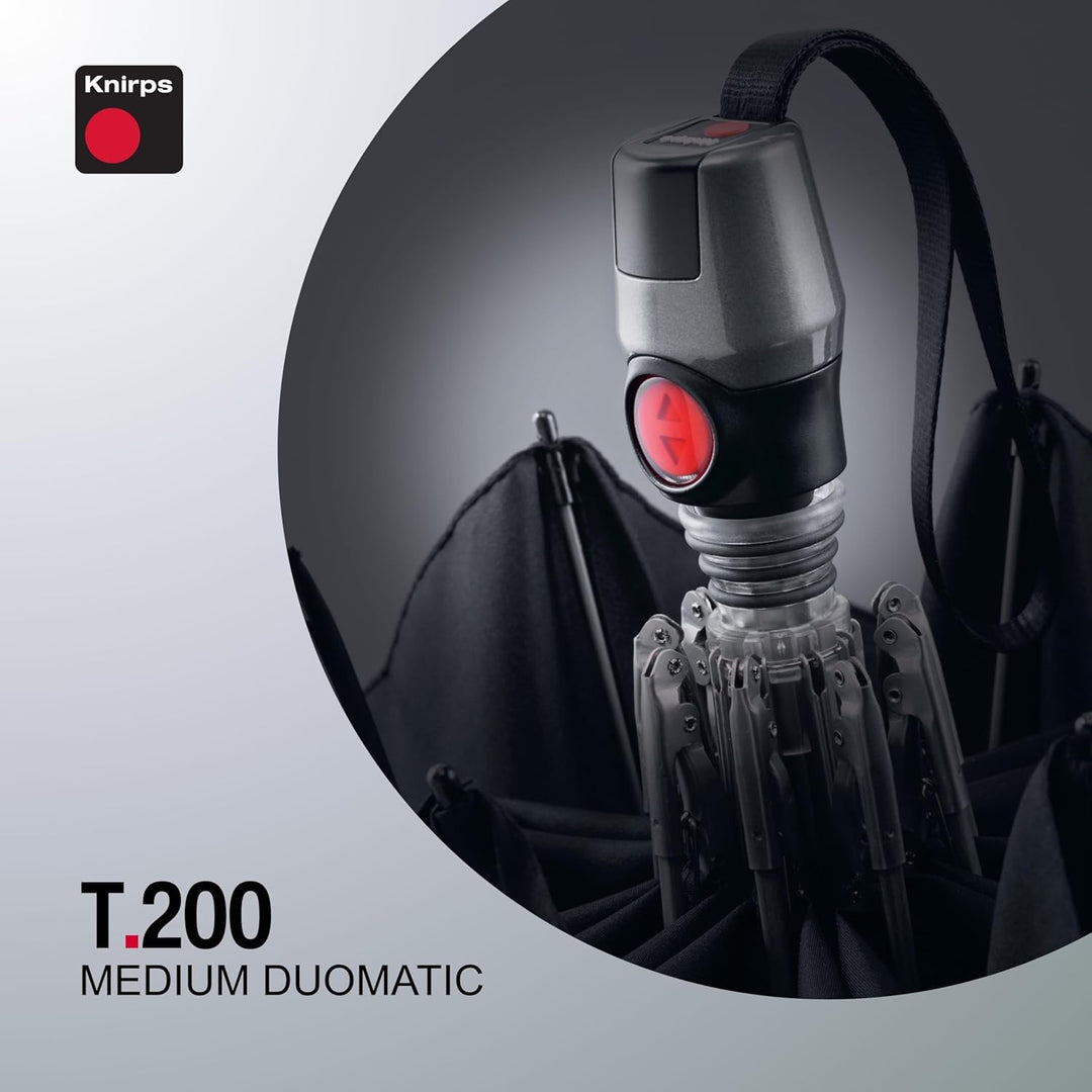 Knirps T.200 M Duomatic - Regenschirm black Mittel Black 2, Mittel Black 2