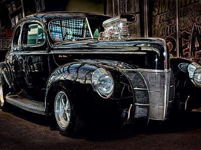 CALVENDO Puzzle Aussergewöhnliche Autos - Hot Rods 1000 Teile Lege-Grösse 64 x 48 cm Foto-Puzzle Bil