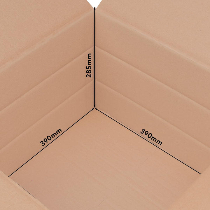 40 Faltkarton Versandkarton Verpackungskarton Paket 400x400x300 mm 2-wellig KK93 40 Kartons, 40 Kart