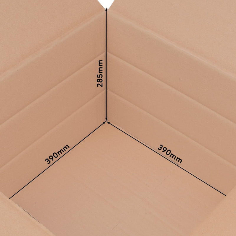 40 Faltkarton Versandkarton Verpackungskarton Paket 400x400x300 mm 2-wellig KK93 40 Kartons, 40 Kart