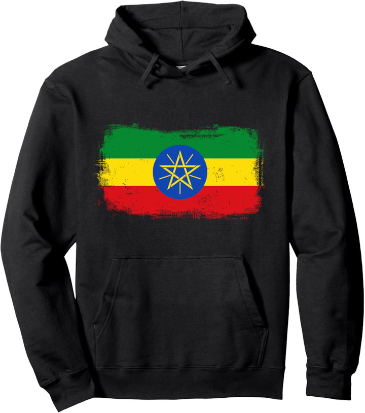 Äthiopien Äthiopische Nationalflagge Pullover Hoodie
