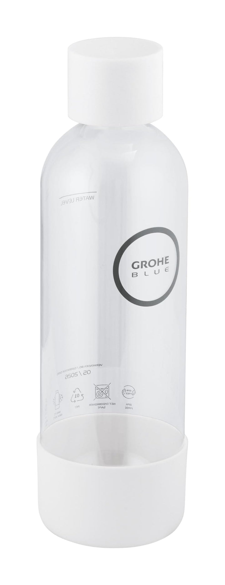 GROHE Blue Fizz, Wasserflasche (Fassungsvermögen: 850ml, nicht spülmaschinenfest, Bajonettverschluss