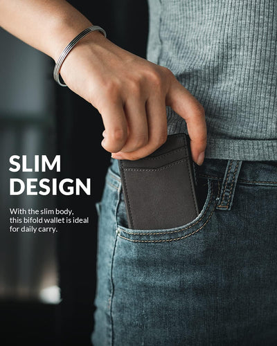 VULKIT Kreditkartenetui Leder Kartenetui RFID Blocking Automatische Pop Up Visitenkartenetui für Kar