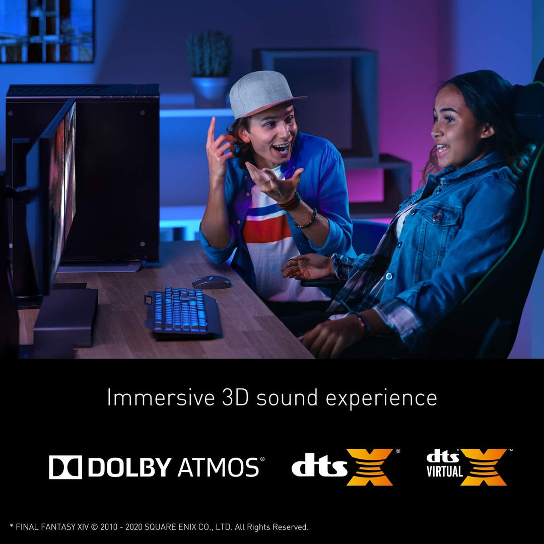 Panasonic SC-HTB01 PC Gaming Lautsprecher mit integriertem Subwoofer (Dolby Atmos und DTS:X, Bluetoo