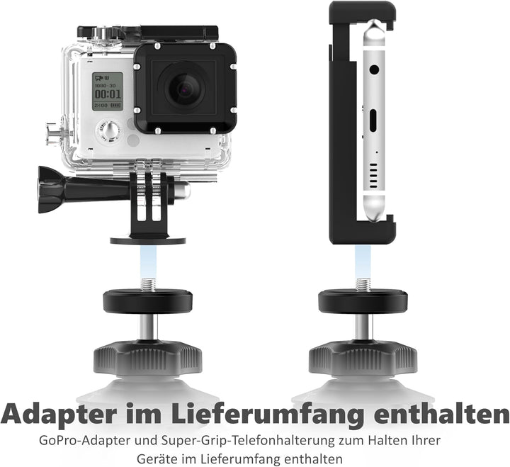 SABRENT Kamera Stativ, Flexibles leichtes Camera Tripod, Aluminium fotostativ für Panasonic Canon Ni