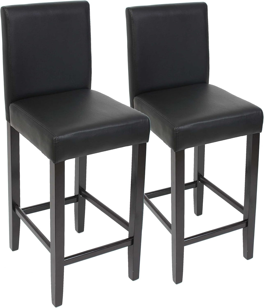 Mendler 2er-Set Tischbein HWC-H33, für Couchtisch Sitzbank Tischgestell Tischkufe, Industrial 37x40c