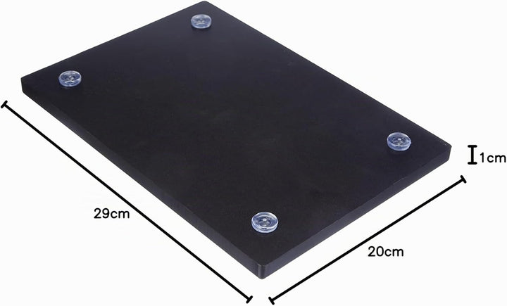 Metaltex 73381538 Schneidebrett, Polyethylen 29 x 20 x 1,5 cm Schwarz 29L x 20B cm Schwarz, 29L x 20