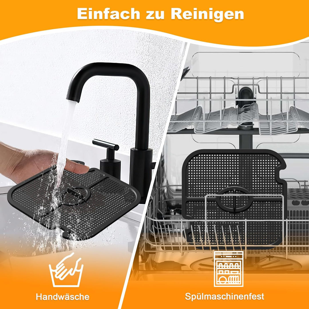 Heissluftfritteuse Spritzschutz für Philips Dual Basket 9l, 2 Stk Airfryer Spritzschutz für Philips