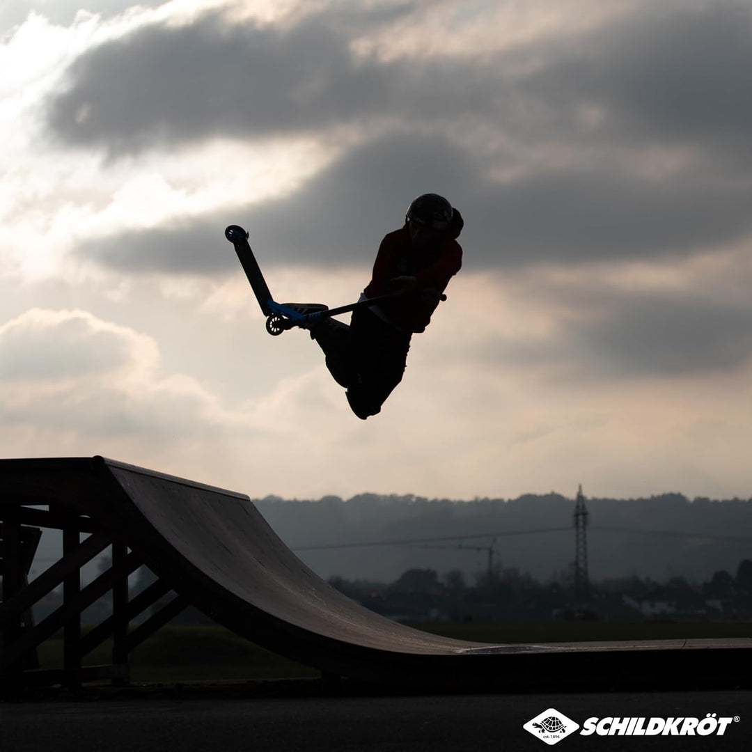 Schildkröt Stunt Scooter Kickless, toller Stuntscooter mit HIC-Compression und Alu-Felge, 100 mm PU