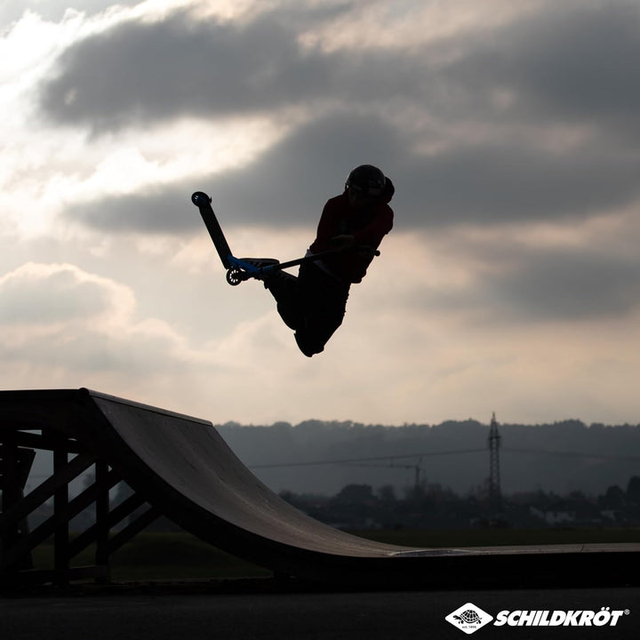 Schildkröt Stunt Scooter Kickless, toller Stuntscooter mit HIC-Compression und Alu-Felge, 100 mm PU