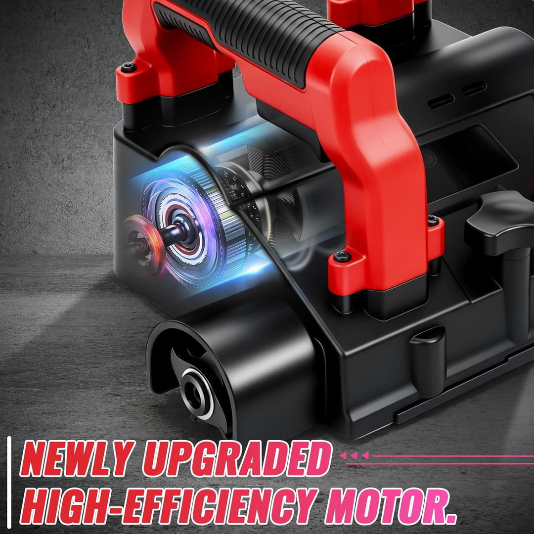 WingFly Betonfräse Kompatibel mit Makita 18V Akku, 3000UPM Walzenfräse Sanierungsfräse Putzfräse Mau