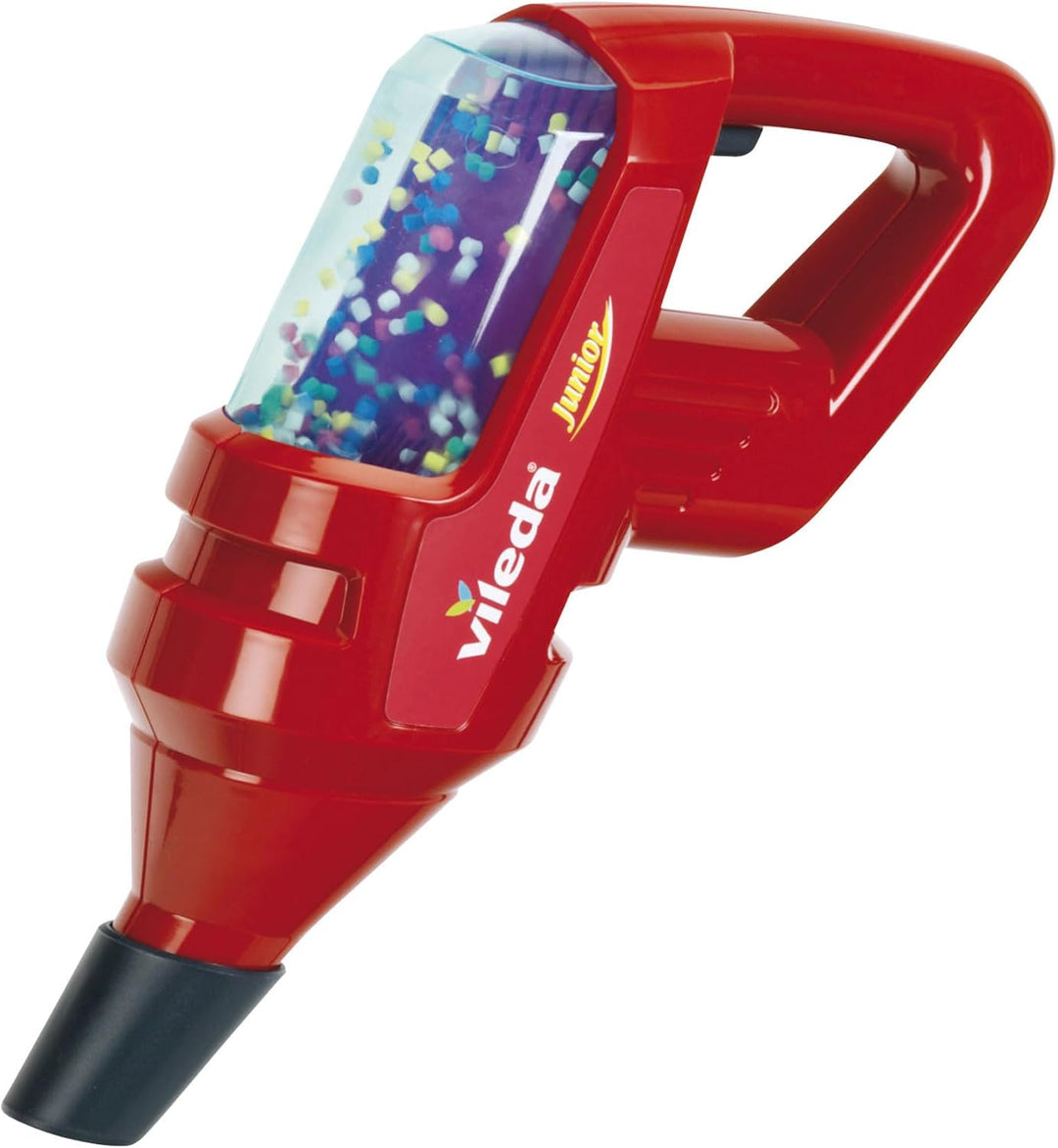 Theo Klein 6793 Vileda Upright Staubsauger mit Wirbelfunktion, Sound und Handdüse I Spielzeug für Ki