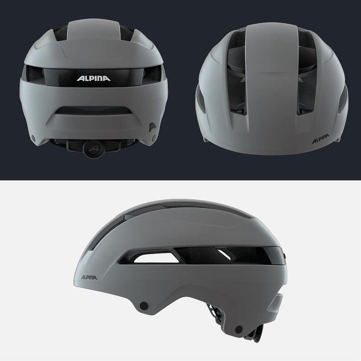 ALPINA SOHO - Extrem Robuster, Leichter &amp; Individuell Anpassbarer Urban Fahrradhelm Für Erwachsene c