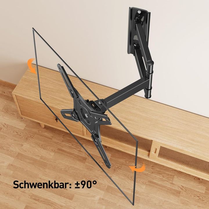 ELIVED TV Wandhalterung Schwenkbar Neigbar, Fernseher Wandhalterung Ausziehbar für die meisten 14-42