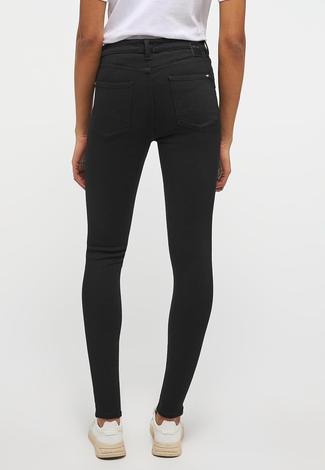 MUSTANG Damen Jeans Georgia Super Skinny Fit - Blau - Blue Denim W24-W34 Stretch 26W / 32L Tiefschwa