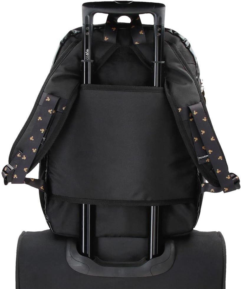 Disney Mickey Outline Schulrucksack für Laptop, 32 x 42 x 15 cm, Polyester, 20,16 L, Schwarz, Schulr