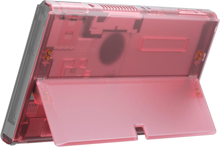 eXtremeRate Rückeite Case Gehäuse für Switch OLED Konsole,Custom DIY-Ersatz Hülle Back Cover mit Kic