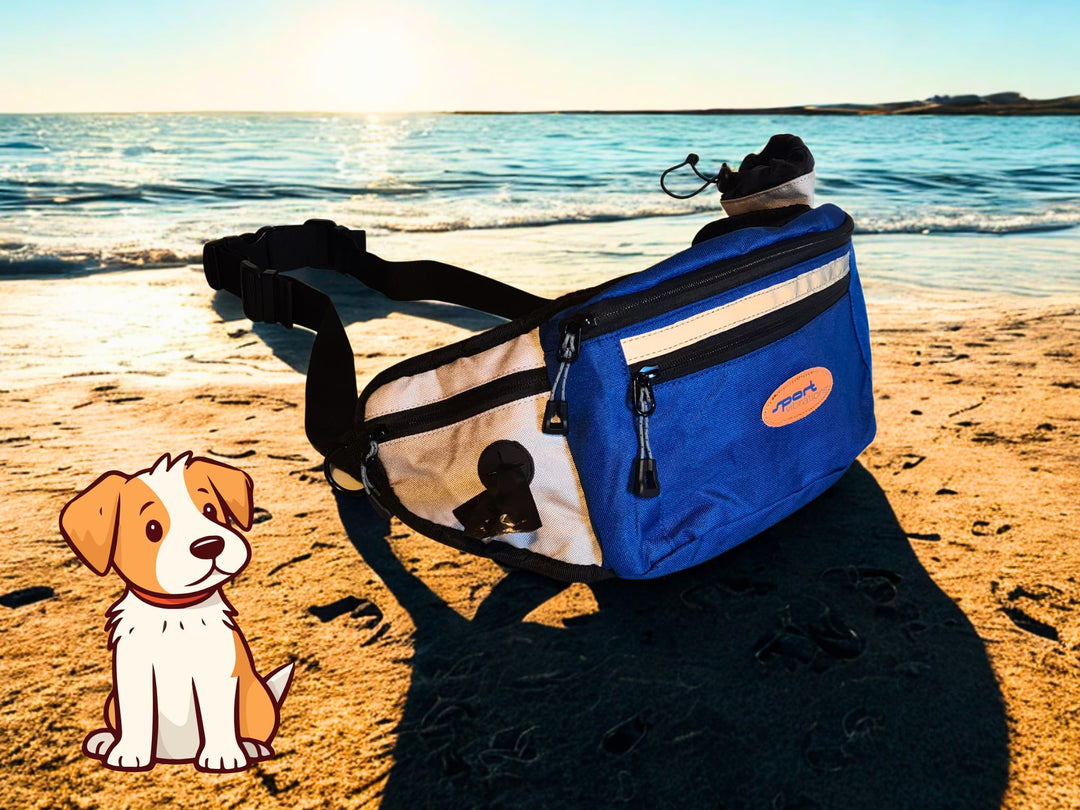 Daily Bag – Hüfttasche mit Trinkflaschenhalterung und Leckerlibeutel für Hundespaziergänge und Hunde