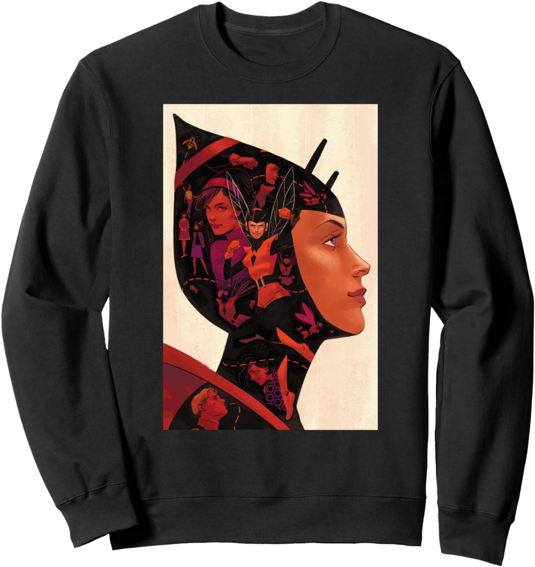 Marvel Wasp Women of Power Comic Cover Sweatshirt