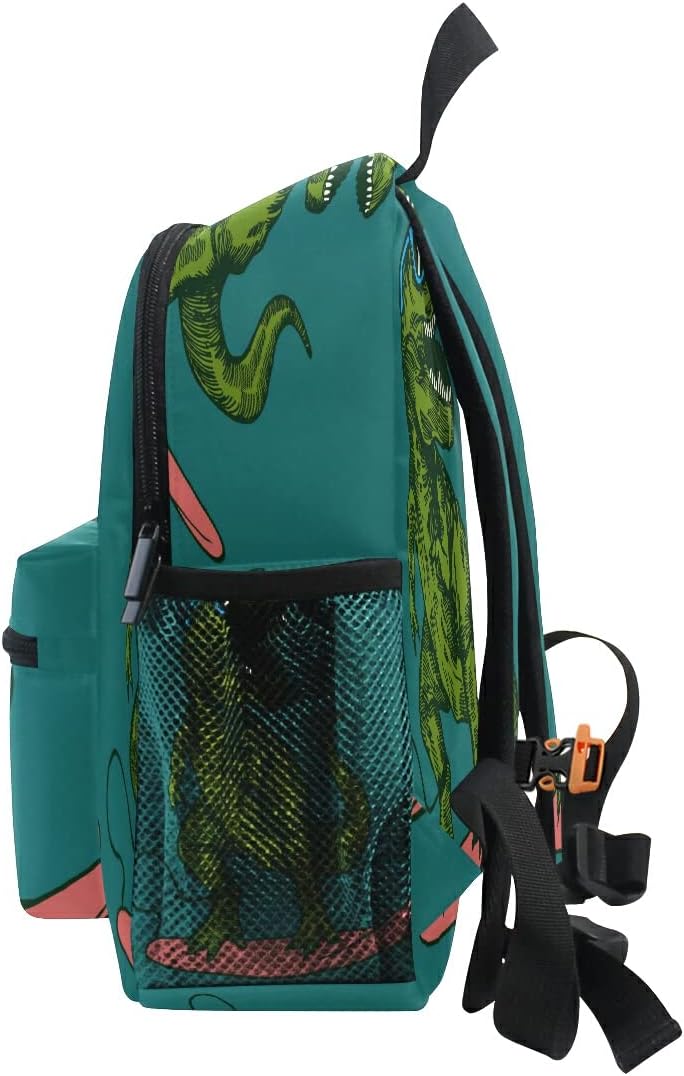 Blauer Dinosaurier-Rucksack für Kleinkinder, niedlicher Kinder-Rucksack für Kinder, Jungen, Kinderga