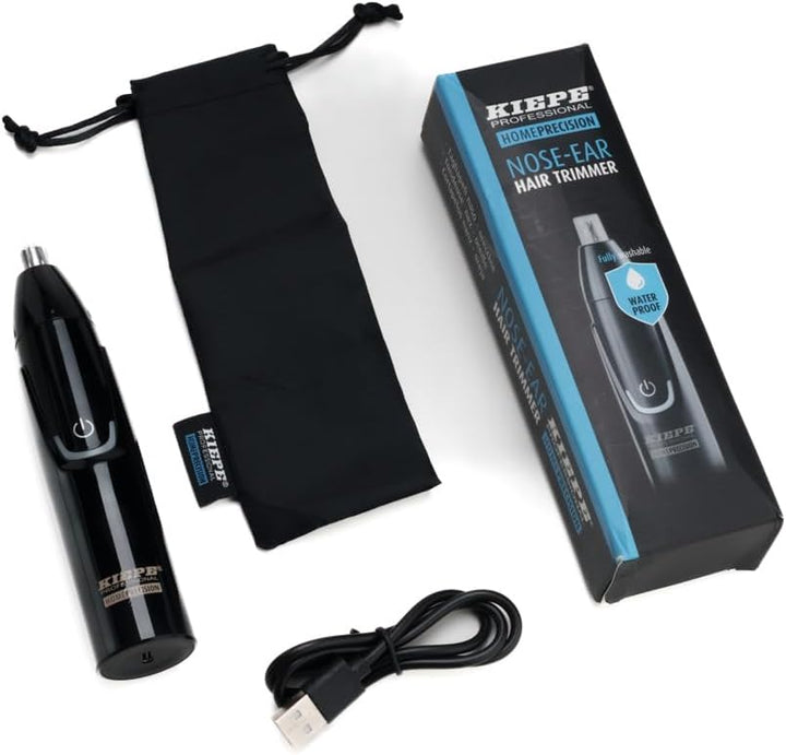 Kiepe Professional 6280 Nose & Ear Hair Trimmer - Leistungsstarker Magnetmotor, Lange Akkulaufzeit