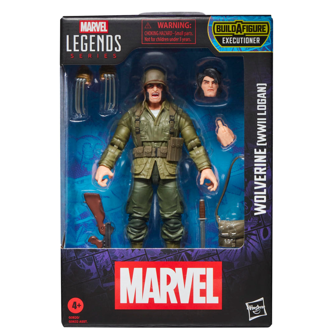 Marvel Legends Series Wolverine (WWII Logan) X-Men Comics Action-Figur, Wolverine