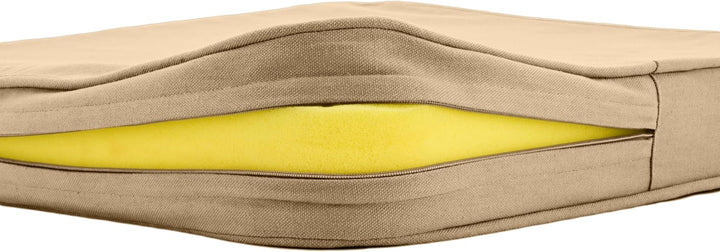 Orthopädisches Sitzkissen Minimalist - 100% Baumwolle mit Kaltschaum-Schaumstoff - Qualitatives Stuh