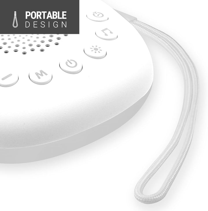 Energy Sistem Whisper Moon – Lautsprecher mit weissem Rauschen mit 4 Lichtmodi, bis zu 20 Sounds und