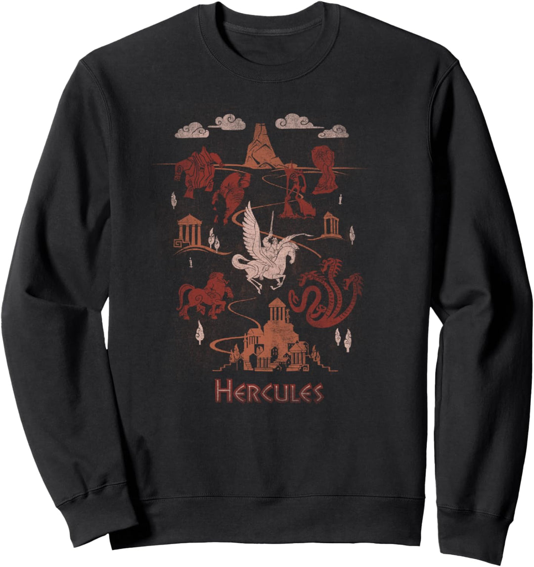 Disney Hercules Titan Map Sweatshirt