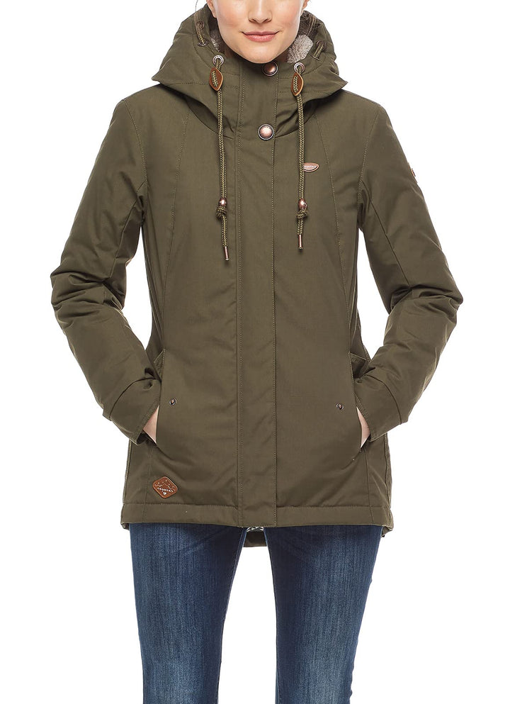 Ragwear MONADE Damen Jacke S OLIVE, S OLIVE