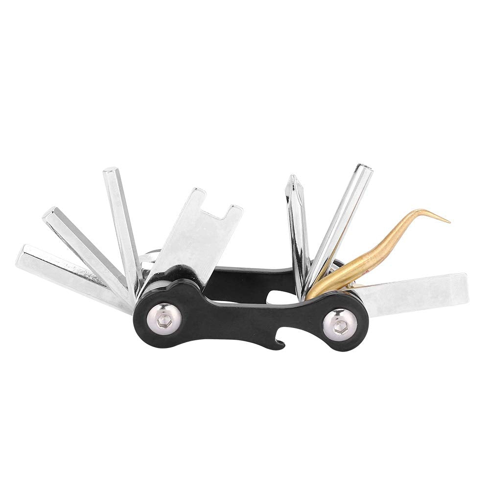 Scuba Diving Multi Tool, 63x37x22mm Stainless Steel Portable Folding Allen Key Wrench 8 in 1 Repair