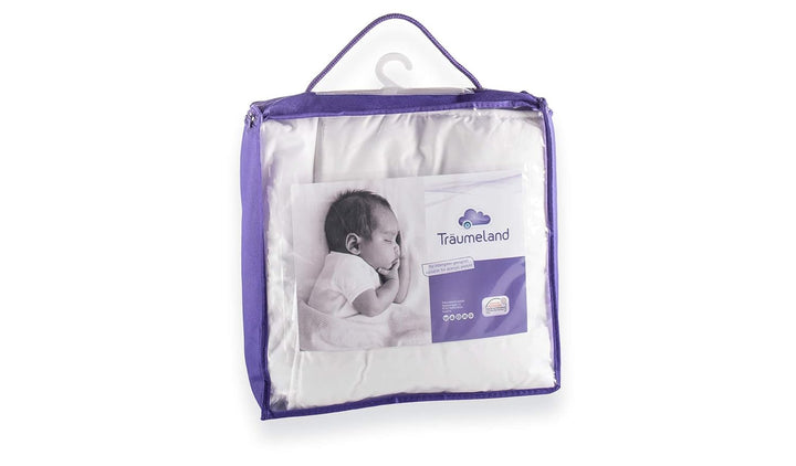 Träumeland T060562 Babydecke / Einziehdecke 'Daunenleicht' - Ganzjahresdecke mit 100% Daunen-Füllung