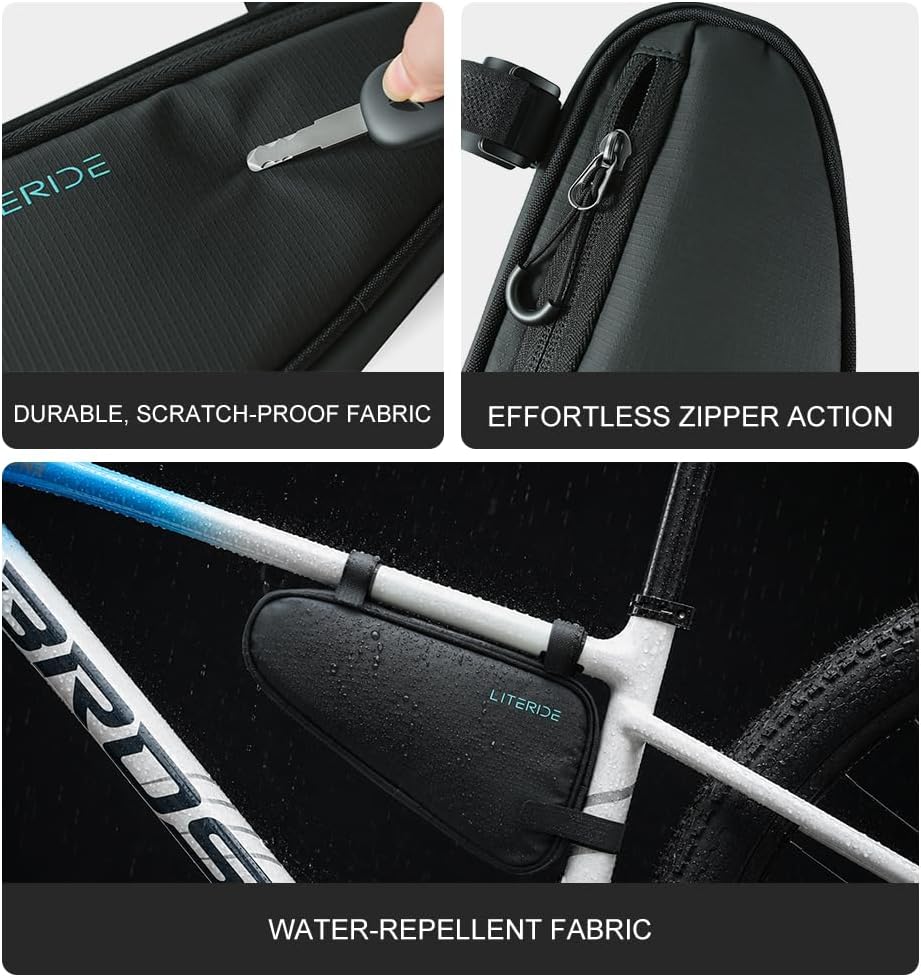 Fahrrad Rahmentasche Dreieckstasche Wasserabweisend, 1,2L