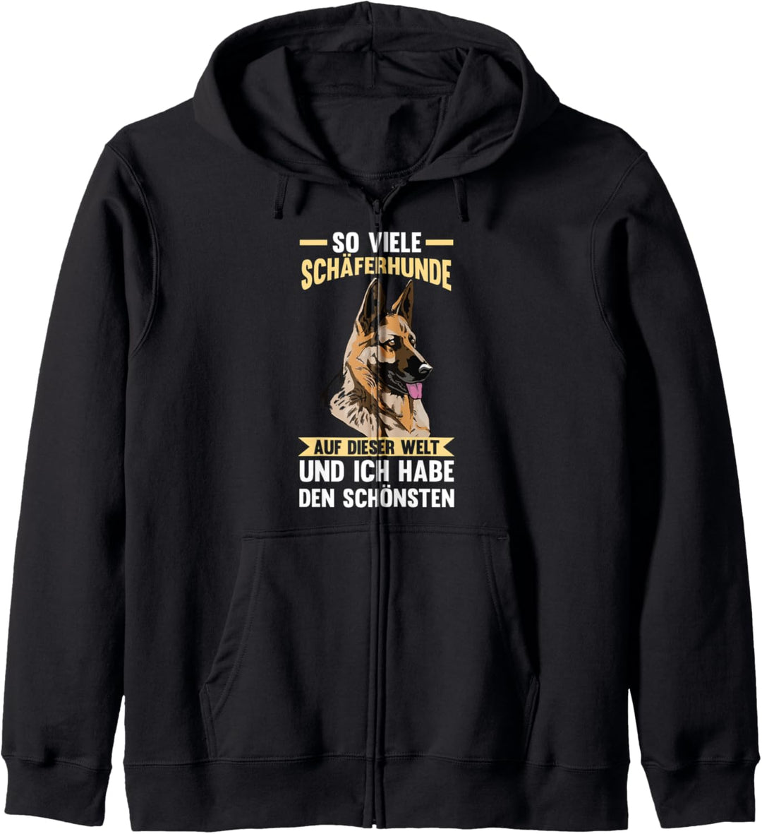 Hund Hundefreunde Schäferhund Kapuzenjacke