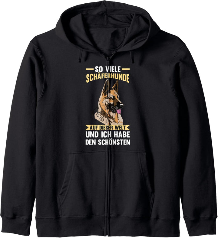 Hund Hundefreunde Schäferhund Kapuzenjacke