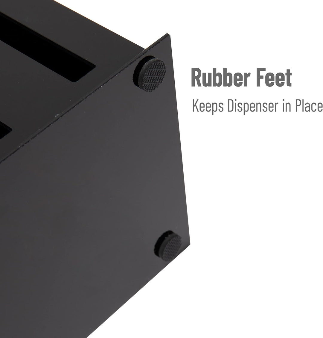 Mind Reader Foundation Collection, 3-Compartment Utensil Dispenser, 24pc. Capacity per Compartment,