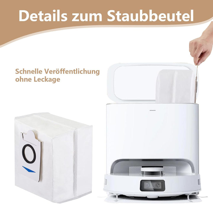 Yivy 26 Stück Zubehör für Ecovacs DEEBOT T10 Plus Staubsauger, T10 Plus Ersatzteile, T10+ zubehör-ki
