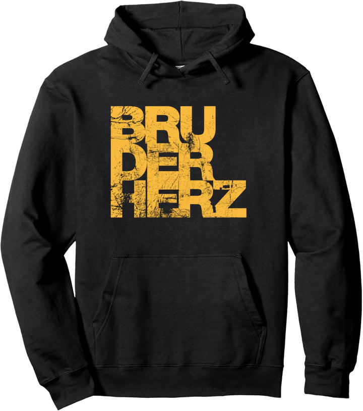 Bestes Geschenk für deinen Bruder. BRUDERHERZ Pullover Hoodie