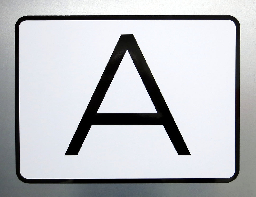 LOHOFOL Magnetische Warntafel für Abfalltransporte | A-Tafel Abfalltafel Abfallschild Abfall-Schild