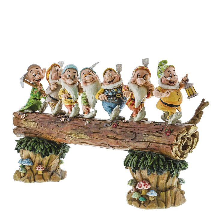 Disney 4005434 Figur Traditions Homeward Bound, 35,6 x 8,9 x 21 cm Sieben Zwerge Cartoon, Sieben Zwe