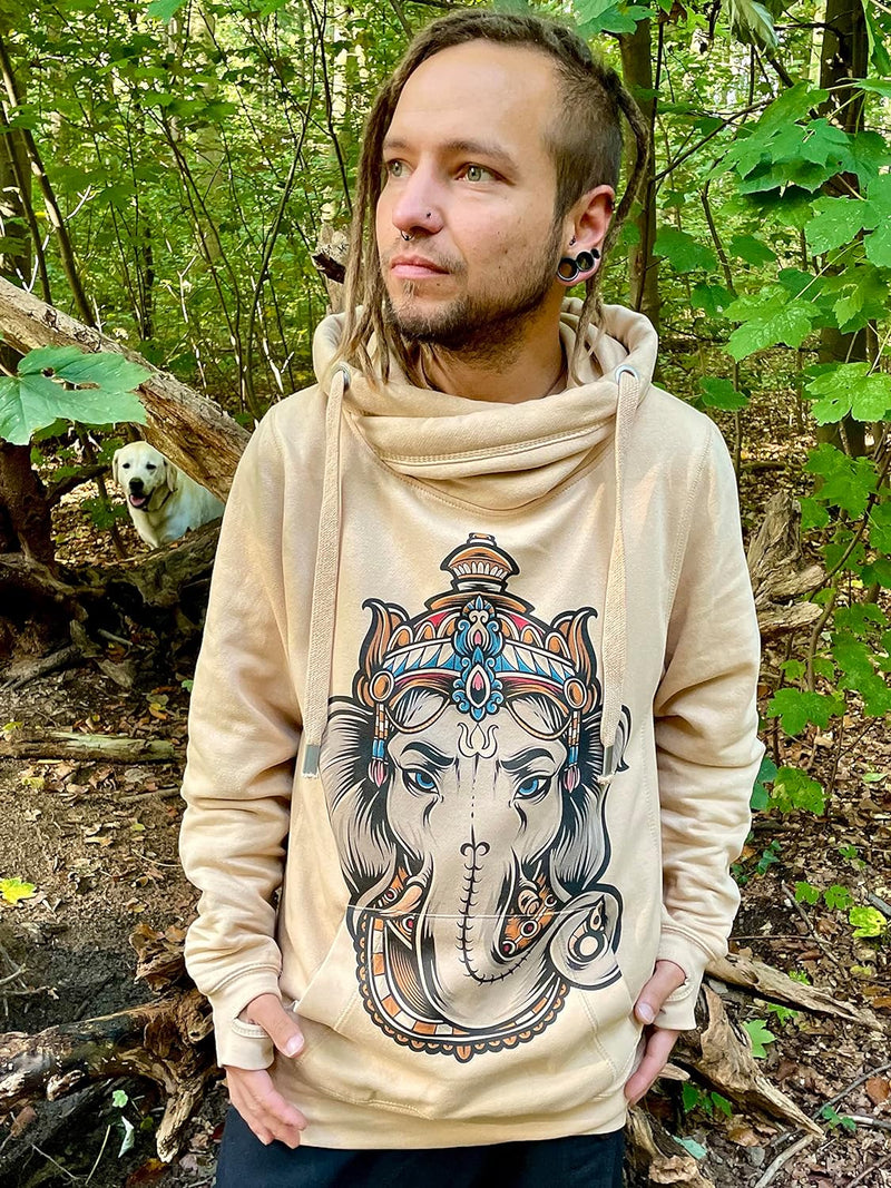 Ganesha Crossneck Hoodie (XL), XL