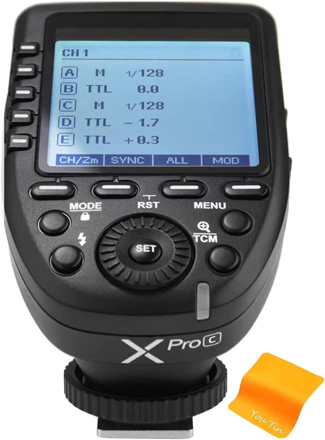 Godox Xpro-C Kamerablitz Abzug für Canon Wireless Remote 2,4 GHz 1/8000s HSS TTL-Konvertierung – Man