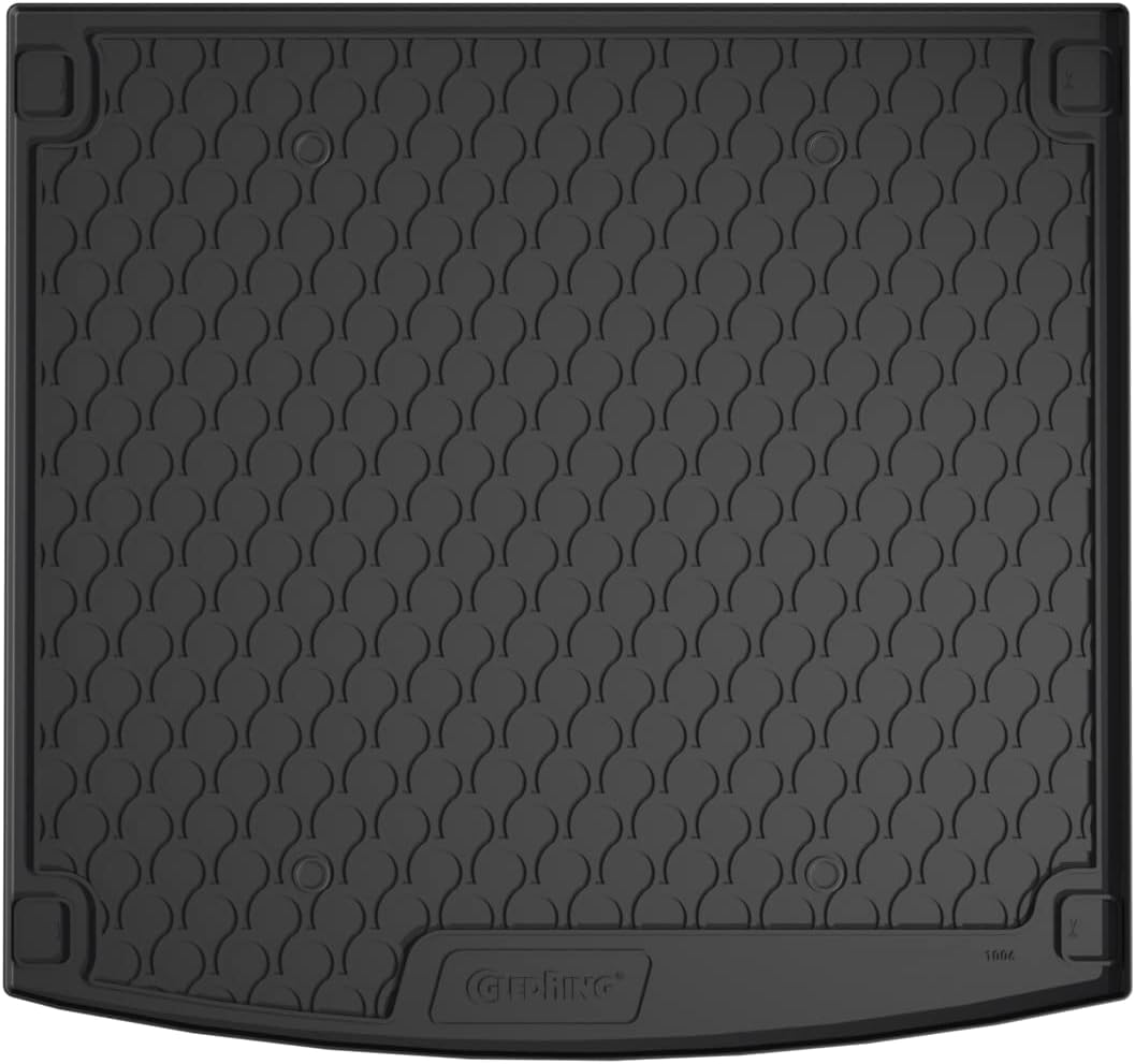 Rubbasol (Gummi) Kofferraumwanne kompatibel mit Volkswagen Touareg (CR7) 2018- Kofferraummatte, Koff