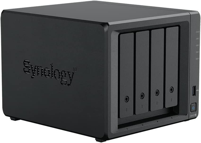 Synology DS423+ 4-Bay Diskstation NAS (Intel Celeron J4125 4-Core 2GB Ram 2xRJ-45 1GbE LAN-Port) 16T