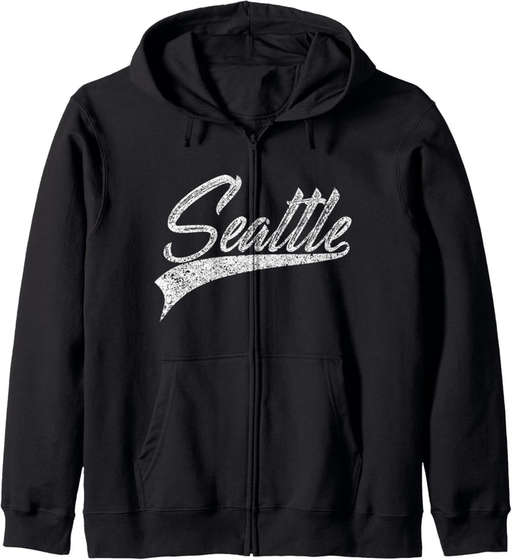 Seattle Classic Vintage Illinois Sport Kapuzenjacke