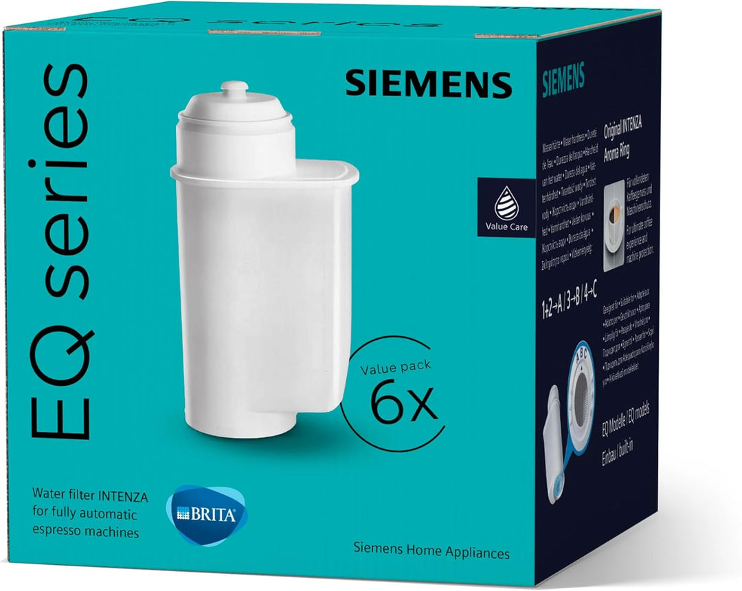 Siemens TZ70063A Brita Intenza Wasserfilter, reduziert Kalkgehalt im Wasser, für EQ.Serie und Einbau