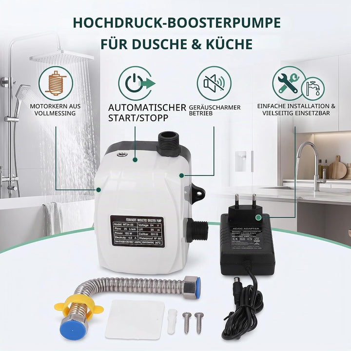 Druckerhöhungspumpe, Automatische Druckerhöhungspumpe, Druckerhöhungspumpe, Wasserdruck, Hoher Hub,